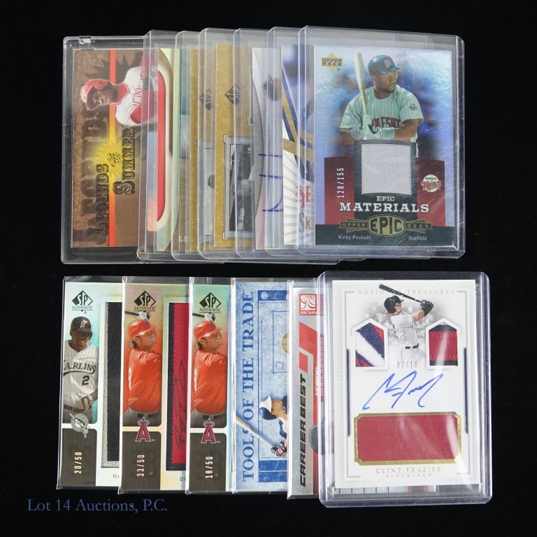 Baseball Auto And / Or Jersey Cards (13) (1 of 3)
