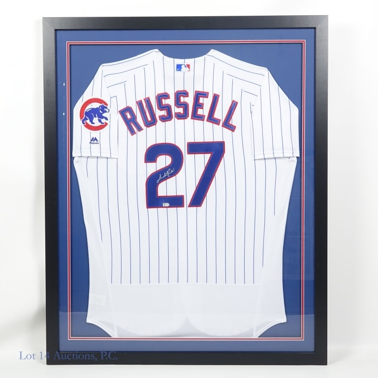 Addison Russell Signed Chi Cubs Jersey (MLB Auth) (1 of 3)