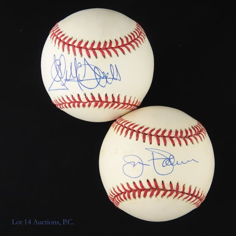 Palmer Fingers McDowell Signed Baseballs - 3