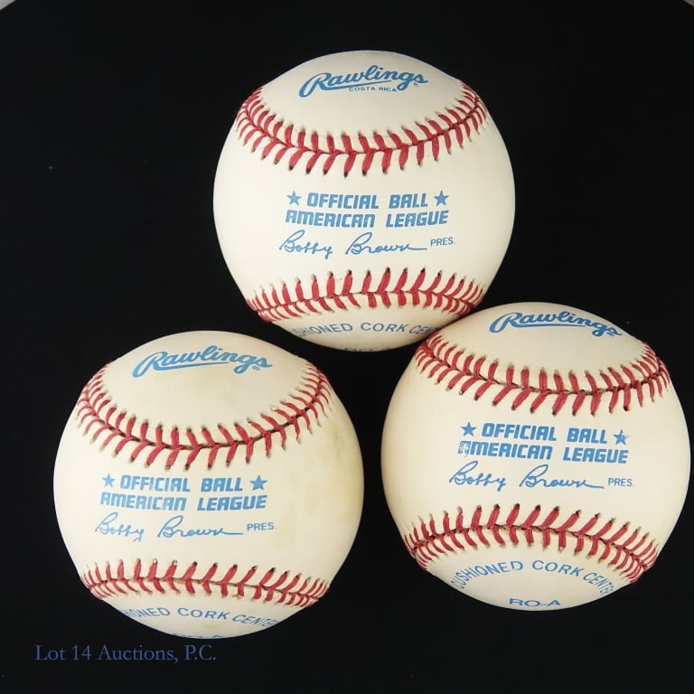 Palmer Fingers McDowell Signed Baseballs - 4