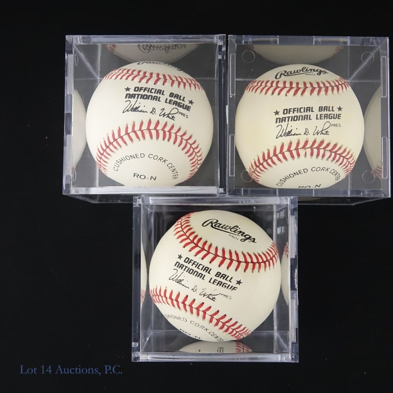Sandberg Grace Walton Signed Baseballs - 2