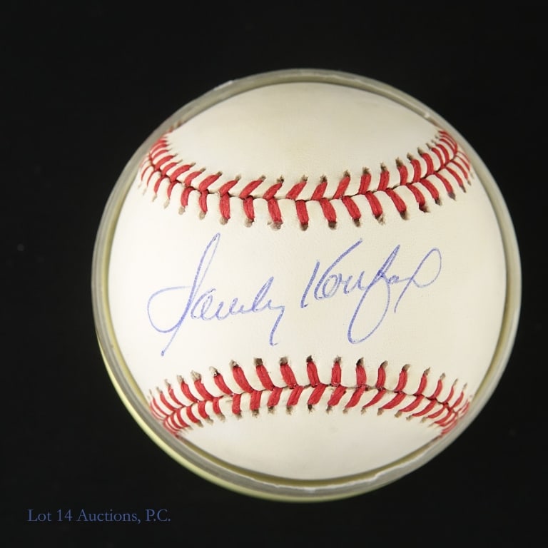 Sandy Koufax Signed Baseball (1 of 3)