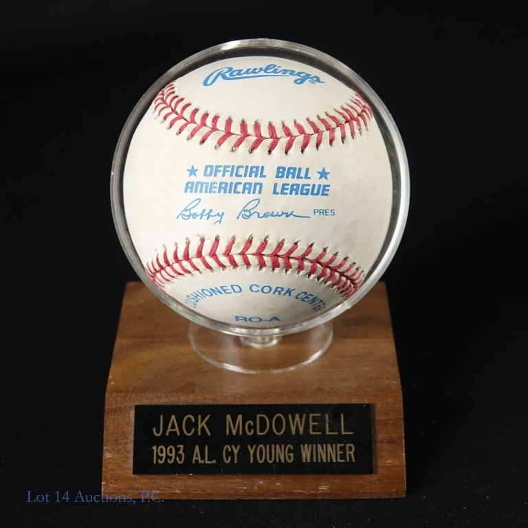 Thomas McDowell Abbott Signed Baseballs - 3