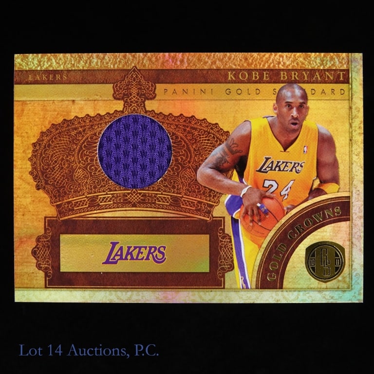 Kobe Bryant 2010-11 Panini Gold Standard # Jersey Card: Los Angeles Lakers Kobe Bryant 2010 - 11 Panini Gold Standard jersey card. 043 / 249.