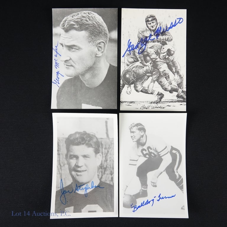 Chicago Bears Signed Postcards (10) - 3