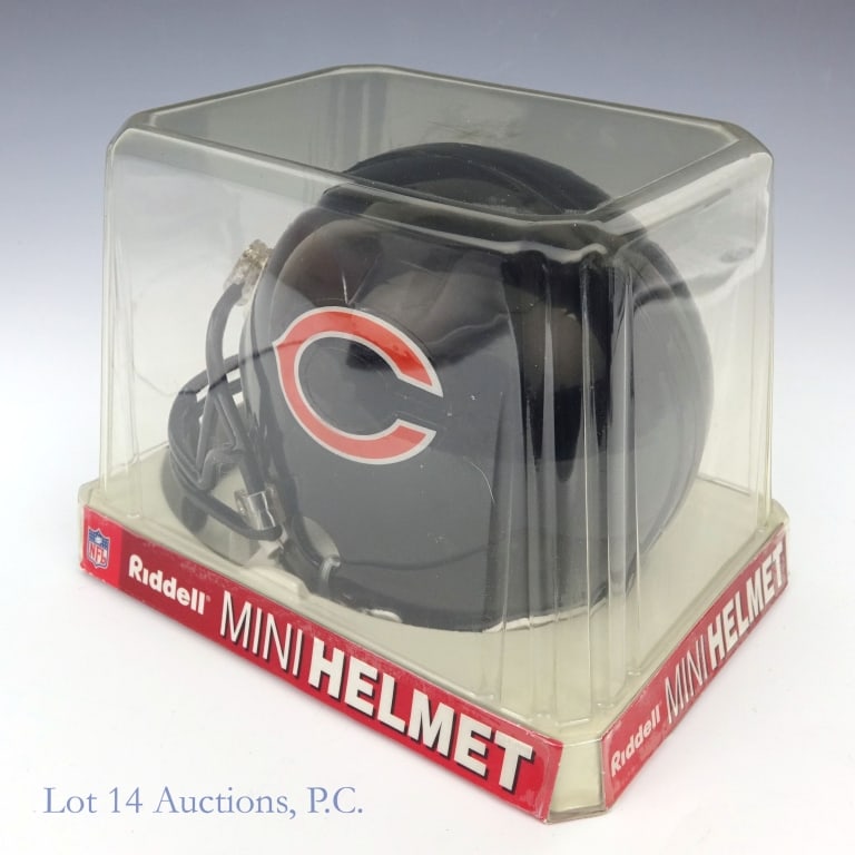 Devin Hester Signed Bears Mini Helmet COA - 3