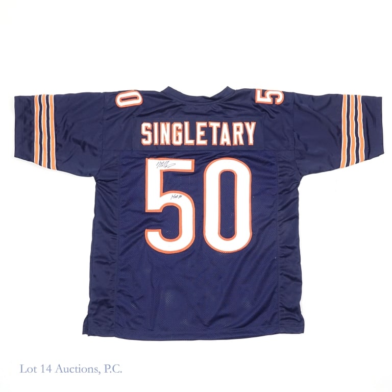 Mike Singletary Signed Bears Jersey (JSA) - 3