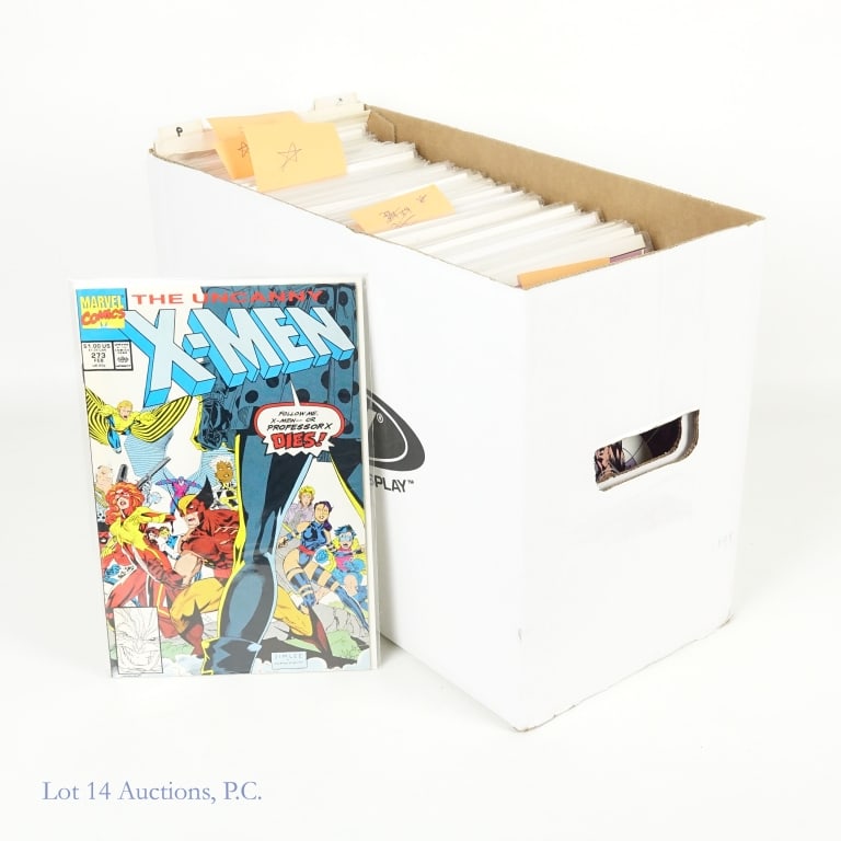 X-Men, Multiple Copies, Key MARVEL (+100): X-Men, Multiple Copies, Key MARVEL (+100). Collection of over 100 Spider-Man comic books including Key Issues and multiple copies of issues. Multiple non-key: #270 - 40 copies; #271 - 30