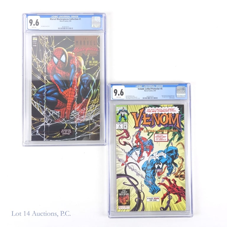 CGC 9.6 Marvel Masterpieces #1 & Venom #5 (2) (1 of 2)