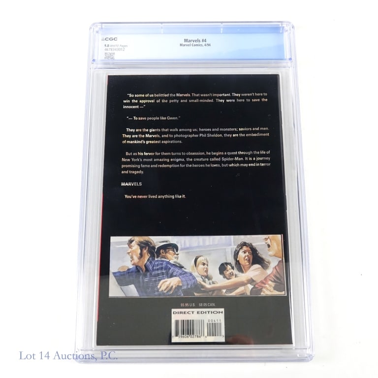 CGC 9.8 Marvels #4, Key Issue. MARVEL - 2