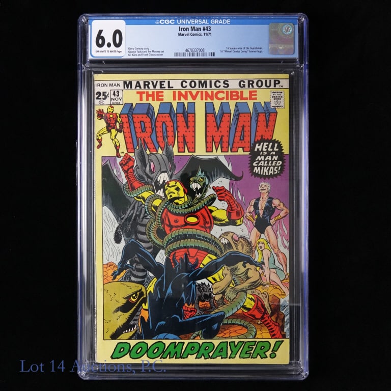 1971 Iron Man #43, CGC 6.0, Key MARVEL (1 of 3)