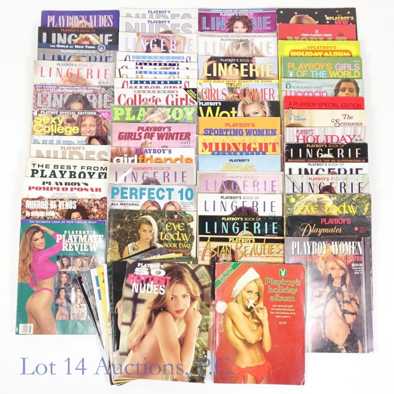 XXX Playboy Asst. Press & Specials (+50): XXX Playboy Asst. Press & Specials (+50). 18 AND OVER. MATURE CONTENT. NUDES. Collection of over 50 Playboy Special Edition magazines including Nudes, College Girls, Lingerie and more. Some still fact