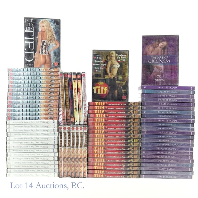 XXX DVD Porn Collection (80+): XXX DVD Porn Collection (80+). MATURE CONTENT, ADULT ONLY, PORNOGRAPHY. Over 80 Pornographic DVDs. Many copies of few titles- Start a porn discussion group in your community! Items still in