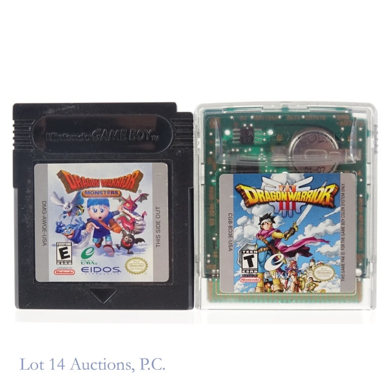 Dragon Warrior Game Boy & GB Color Games (2): Authentic Dragon Warrior Monsters for Game Boy & Dragon Warrior III for Game Boy Color.