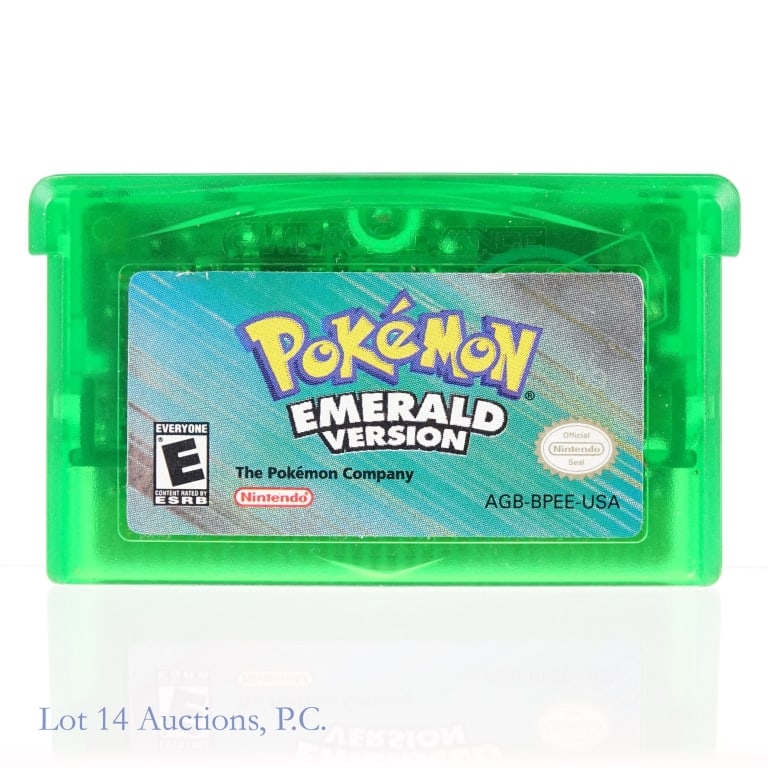 Pokemon Emerald Version GBA Authentic Cartridge: Authentic Pokemon Emerald Version Game Boy Advance GBA cartridge.