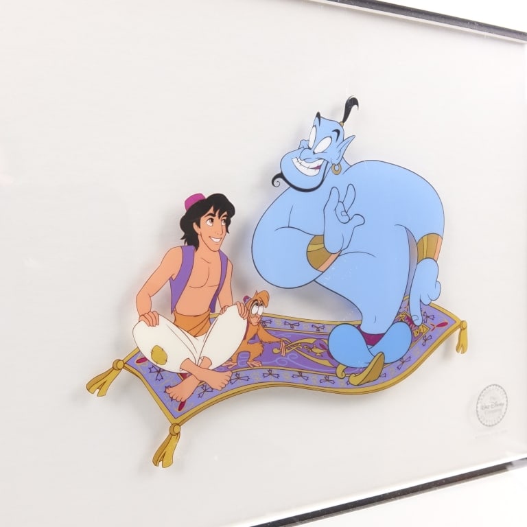 1992 Aladdin Framed Serigraph Cel - 4