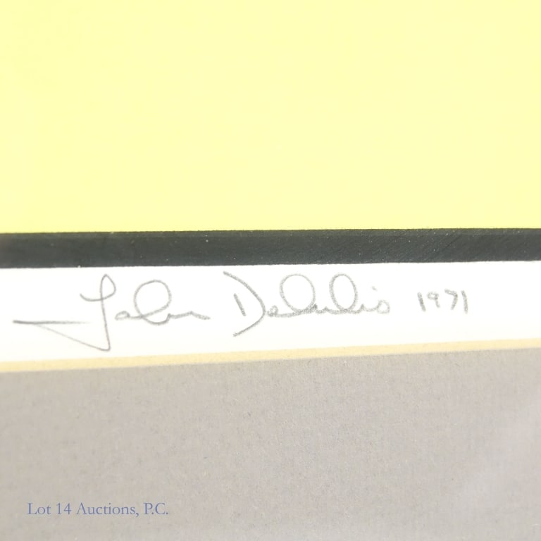 John Delulio Framed Geometric Print - 2