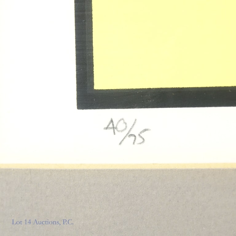 John Delulio Framed Geometric Print - 3