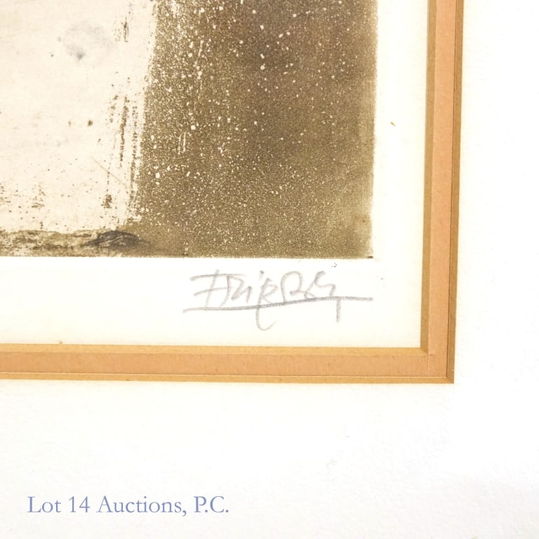 Johnny Friedlaender - Collines III Signed Etching - 3