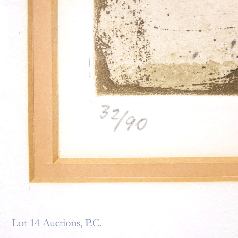 Johnny Friedlaender - Collines III Signed Etching - 4