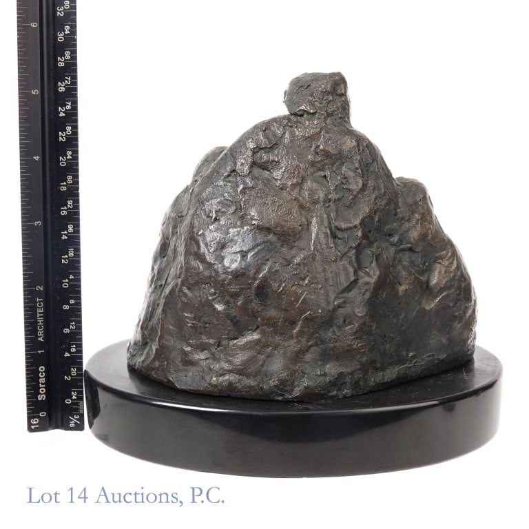 Unsigned Bronze Statue w/ Base - 2