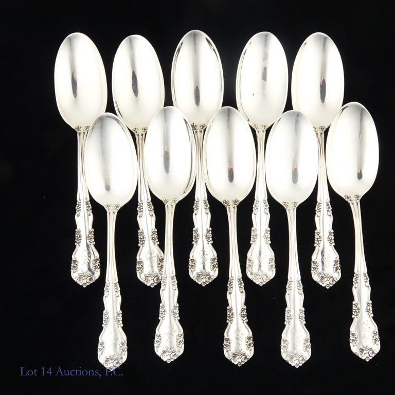 Large Sterling Silver (& More) Flatware Set - 5