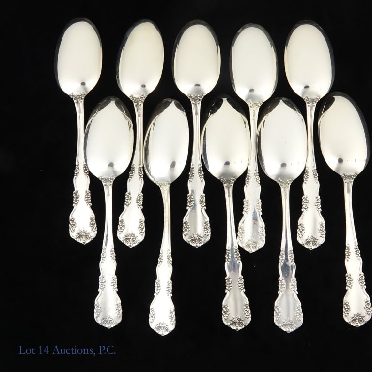 Large Sterling Silver (& More) Flatware Set - 6
