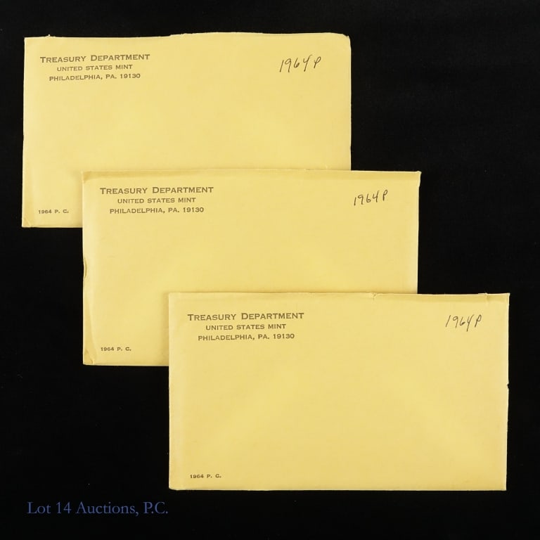 1964 (P) USA Silver 5-Coin Proof Set in OGP, 3 (1 of 3)