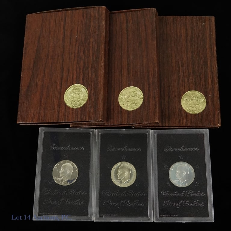 1971s - 1973s US 40%-Silver Proof IKE in OGP (3) (1 of 4)