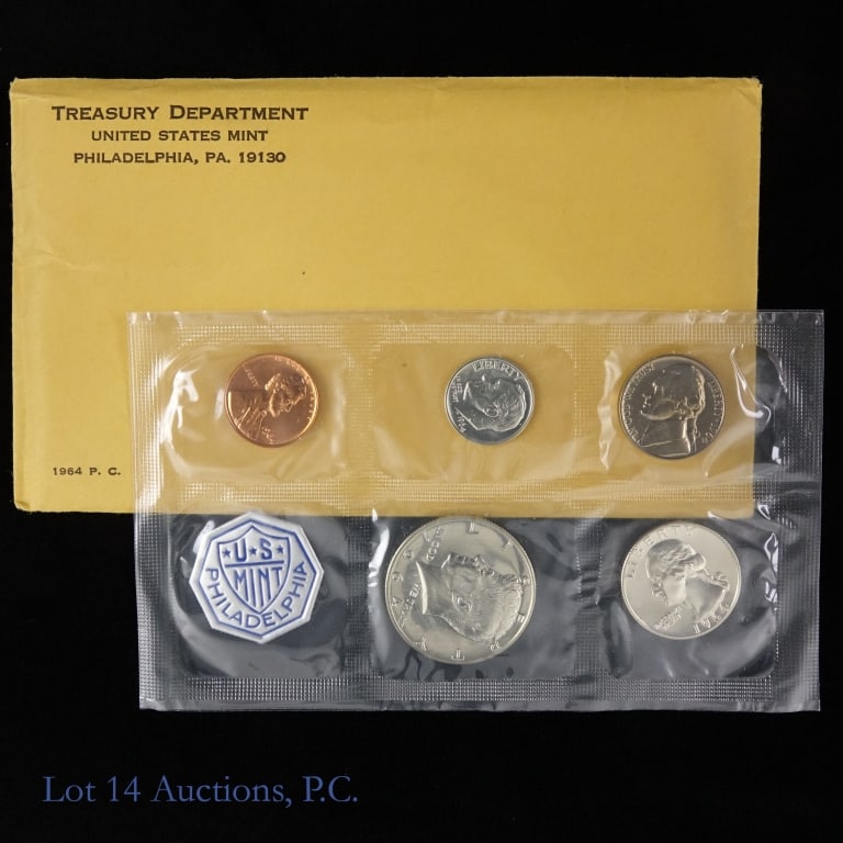 1964 (P) USA Silver 5-Coin Proof Set in OGP (1 of 2)