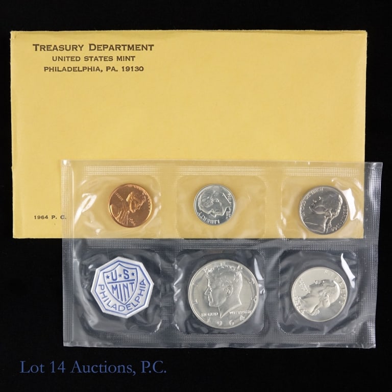 1964 (P) US Silver 5-Coin Proof Set in OGP (1 of 2)