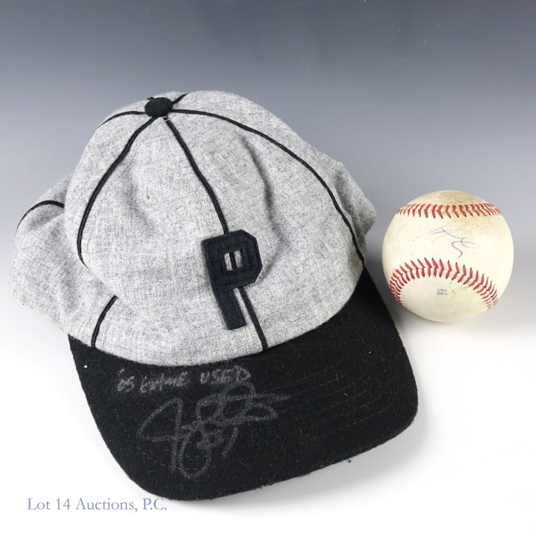 Jon Lester Signed GU Portland Sea Dogs Cap (COA): This is a game used Portland Sea Dogs throwback cap from the 2005 season that has been signed by Jon Lester. Lester signed with a silver Sharpie type pen and also added the inscription "05 Game