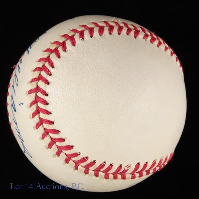 Ted Williams Signed Baseball (PSA LOA) - 4