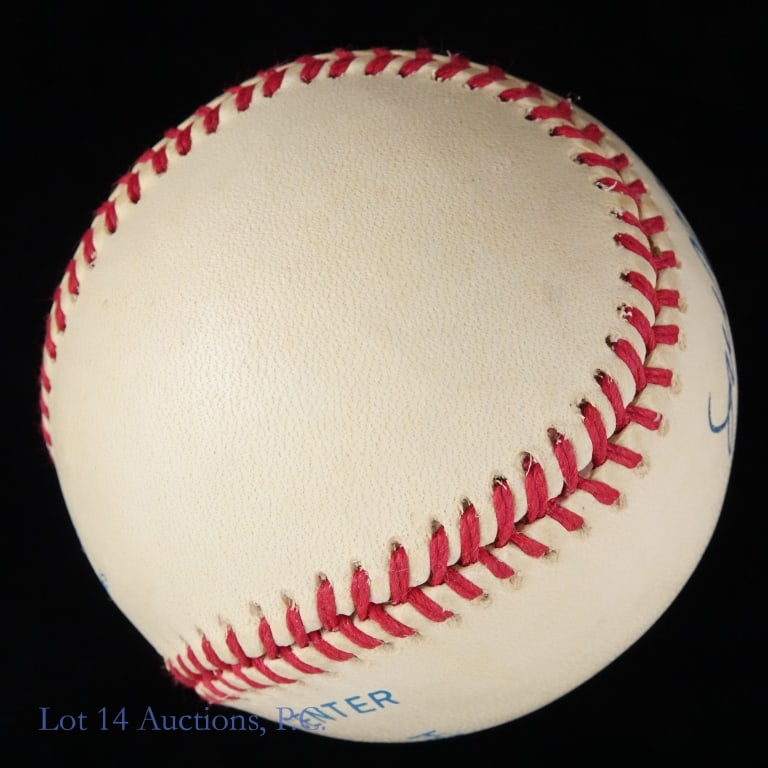 Ted Williams Signed Baseball (PSA LOA) - 5