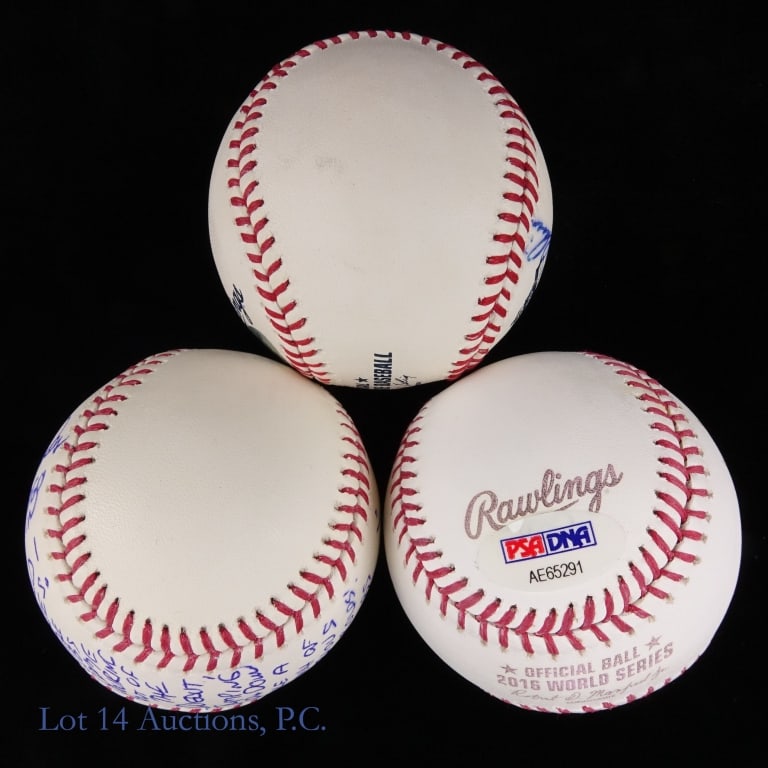 Cubs HOF Signed Baseballs (3) - 5