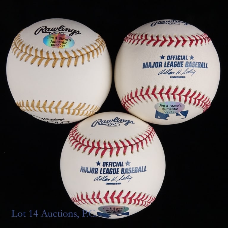 Cubs Legends Signed Baseballs (6) - 3