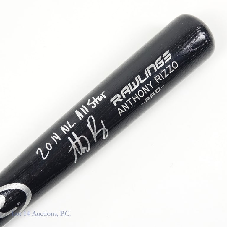 Anthony Rizzo Signed Baseball Bat (PSA) - 3