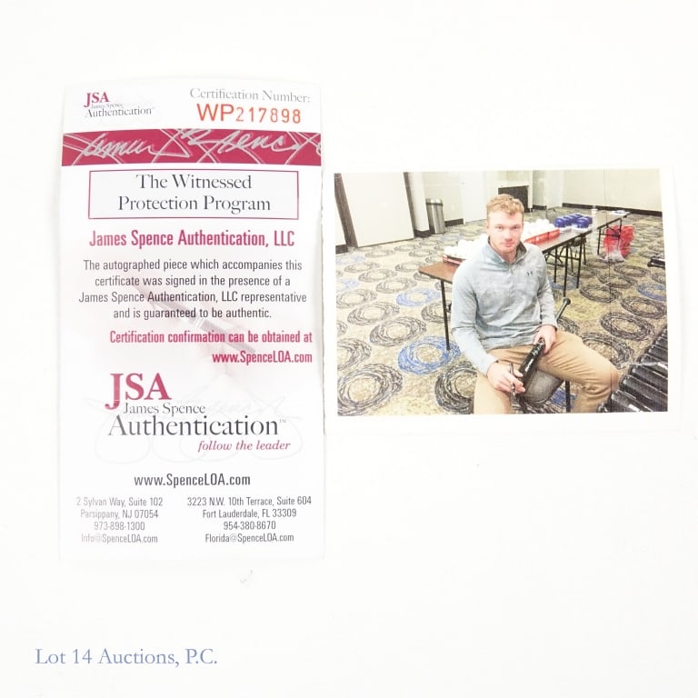 Ian Happ Signed Baseball Bat (JSA) - 5