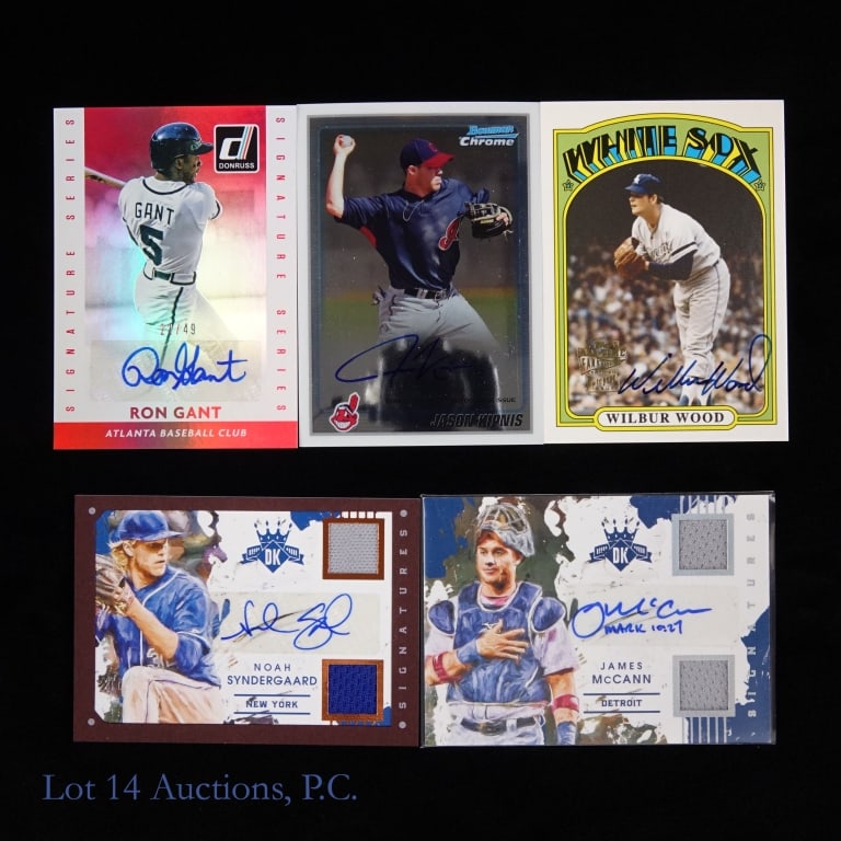 Baseball Auto Cards (10) - 5