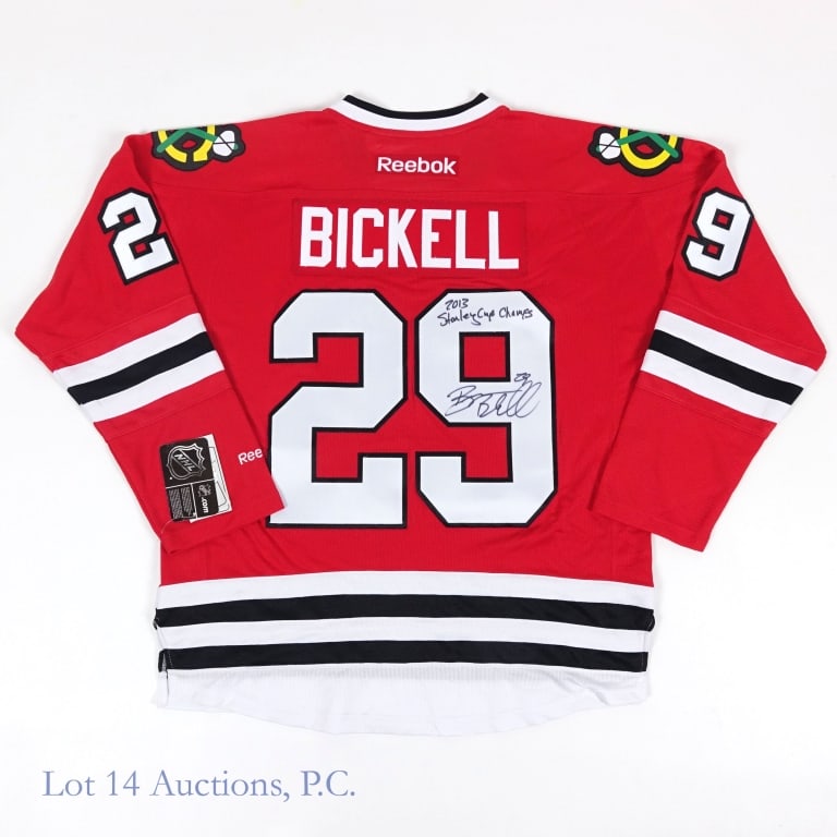Bryan Bickell & Scott Darling Signed Jerseys - 2