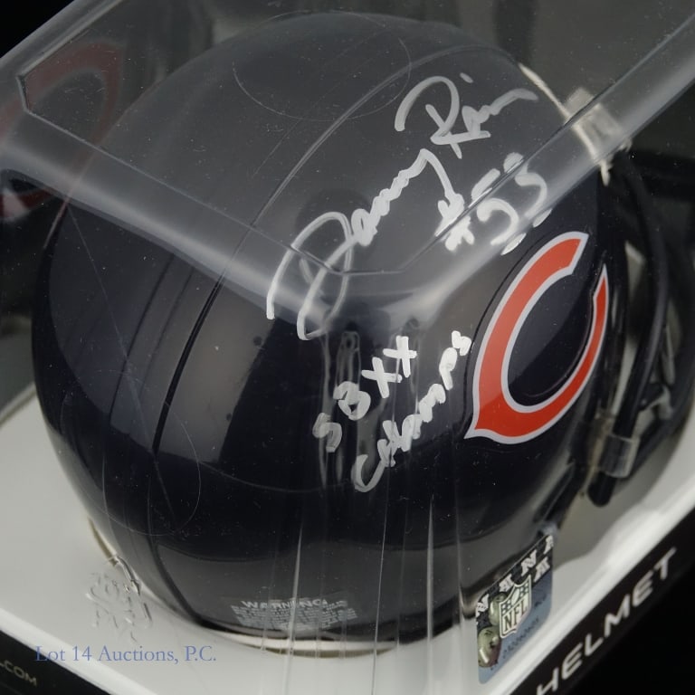 Bears SB XX Signed Mini Helmets (4) - 4