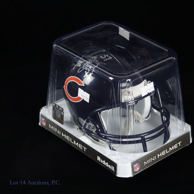 Bears SB XX Signed Mini Helmets (4) - 2