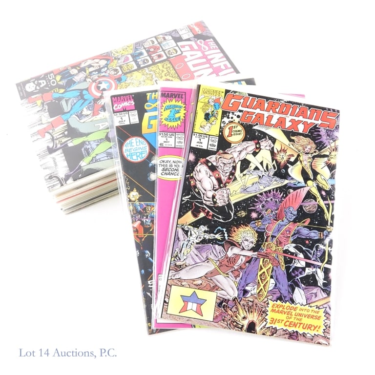 Infinity Gauntlet, She-Hulk, Key MARVEL (+20): Infinity Gauntlet, Guardians, She-Hulk, Key MARVEL (+20). Over 20 Infinity Gauntlet, Sensational She-Hulk and Guardians of the Galaxy comic books including some Key Issues. Some Key Issues include: In