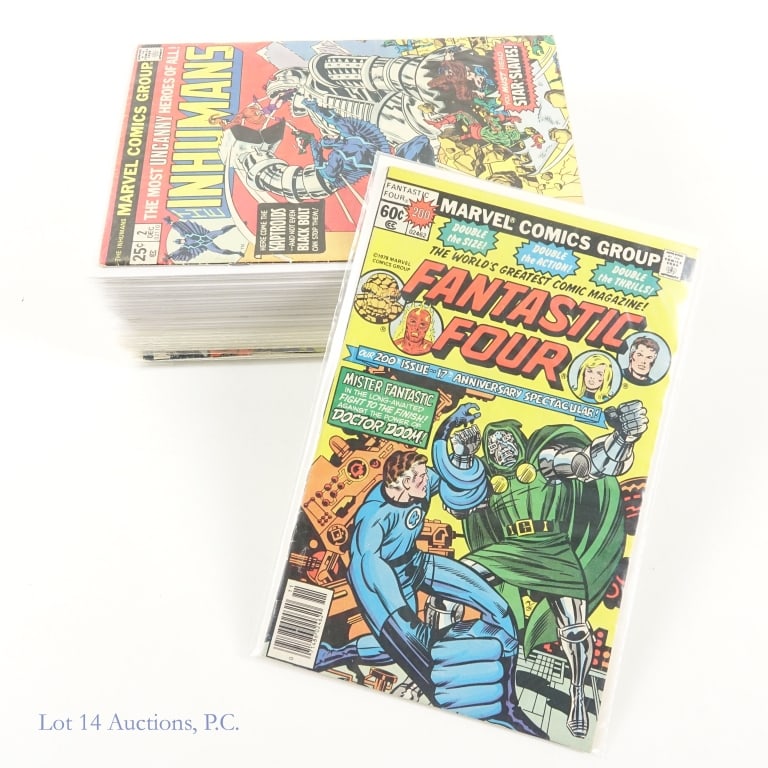 The Inhumans, FF, Silver S. Key MARVEL (30+): The Inhumans, FF, Silver S. Key MARVEL (30+). Collection of over 30 comic books including numerous Key Issues. Some Key Issues: The Inhumans #1 -Premiere issue of the first ongoing series; 