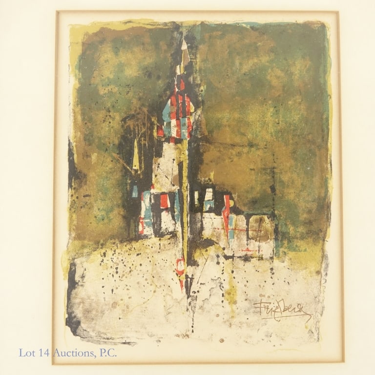 Johnny Friedlaender "Composition" Original Litho - 3