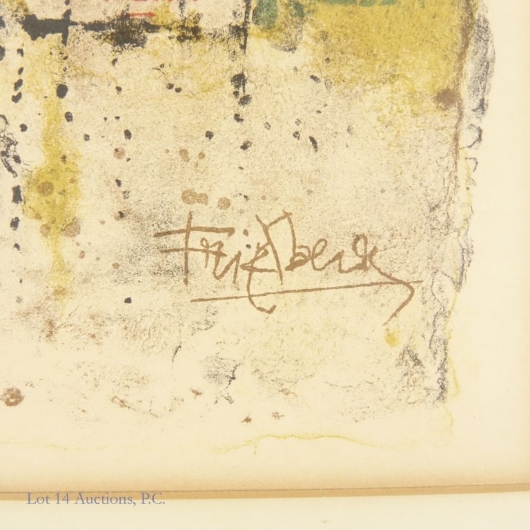 Johnny Friedlaender "Composition" Original Litho - 4