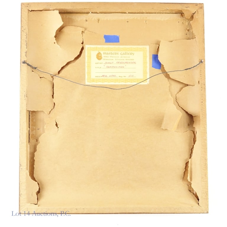 Johnny Friedlaender "Composition" Original Litho - 5