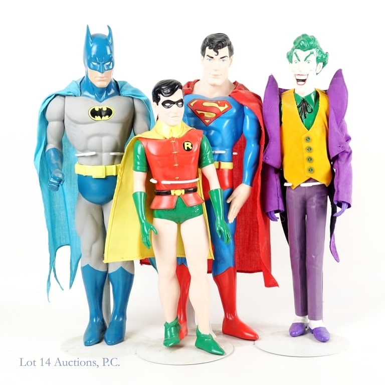 1988/89 Batman Superman Toys w/ Stands (4) (1 of 7)