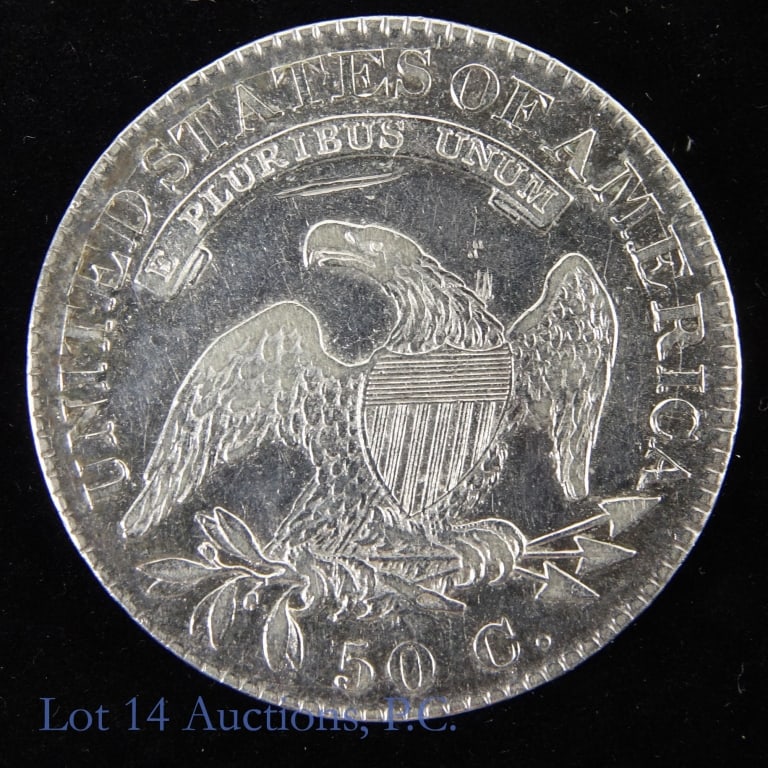 1822 (P) US Silver Capped Bust Half Dollar - 2