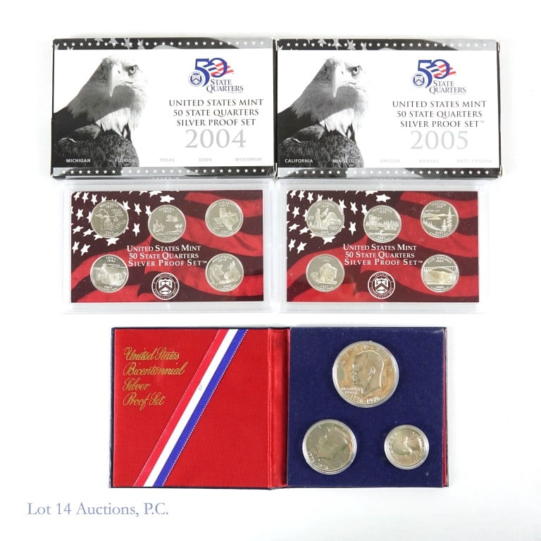 U.S. Mint Silver Proof & Unc. Mint Coin Sets, 5 - 2